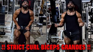 Como hacer el STRICT CURL CRECE TUS BICEPS [upl. by Enelrahc599]