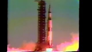 The Apollo 11 Saturn 5 Launch As Seen On CBS TV In 1969 [upl. by Capriola]