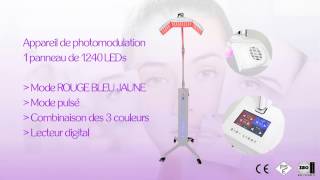 Appareil de photomodulation 1 panneau 1240 LEDs [upl. by Lomax]