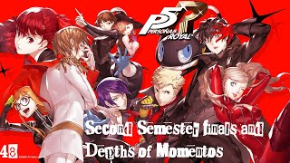 Second Semester Finals and Depths of Mementos  Persona 5 Royal PC Part 48 No Commentary [upl. by Bel638]