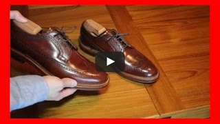 Alden Ravello Shell Cordovan Longwing Shoes [upl. by Angelis]