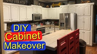 How To RePaint Stained Kitchen Cabinets [upl. by Burnie]