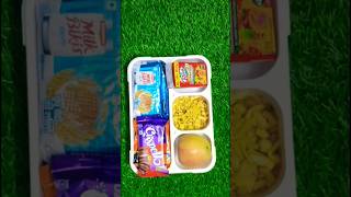 Dairy Milk Perk Chocolate Cheese Biscuits Apple Snacks amp Mixed Fruit Juice Lunch Box Ideas 🥰 😋 [upl. by Alcus]