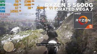 Red Dead Redemption 2 PC  Ryzen 5 5600G  VEGA 7  16GB RAM [upl. by Mcconaghy738]