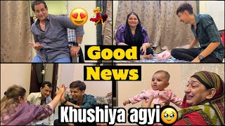 Good news dediye pure ghar walo ko💃😍 sabke liye tha yeh unexpected🥳 kya reaction hoga😚 [upl. by Aroz]