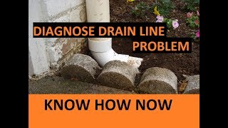 Clean Out Partially Clogged Downspout Drain Line [upl. by Oikim]