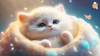 LIVE 247 Relaxing Music for Cats Peaceful Piano Music with Cat Purring Sounds  Sleepy Cat [upl. by Socram805]