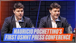 Mauricio Pochettinos first press conference as new USMNT manager  Full press conference [upl. by Avilo704]