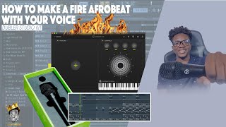 SO DOPE I MADE A FIRE AFROBEAT WITH MY VOICE W THE DUBLER STUDIO KIT  FL STUDIO TUTORIAL [upl. by Euqinay]