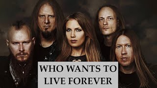 LEAVES EYES  Who Wants to Live Forever Audio with Lyrics [upl. by Naman]