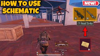 Metro Royale How To Use New Schematics For Modify Your Yellow Items  PUBG METRO ROYALE CHAPTER 21 [upl. by Nnaeirb308]