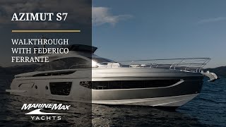 Full InDepth Yacht Tour with Federico Ferrante  AllNew Azimut S7 Sport Yacht [upl. by Drwde]