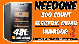 The BEST Heating AND Cooling Humidor NeedOne 48L 300 Count Cigar Humidor [upl. by Esirtal]