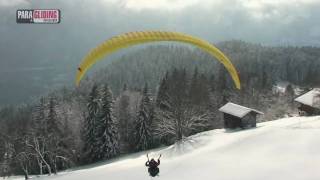 Paragliding Interlaken winter [upl. by Lanae]