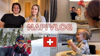 Egy átlagos napunk SVÁJCBAN  NAPI VLOG  WORKAWAY 8 [upl. by Einnor]