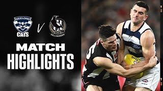 Geelong v Collingwood Highlights  Qualifying Final 2022  AFL [upl. by Xel115]