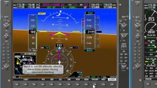 G1000 LPV Instrument Approach demonstration [upl. by Dacie]