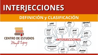 INTERJECCIONES 🔴 Definición  CÓMO RECONOCERLAS y Clasificación [upl. by Blum]