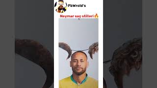 Neymar saç stilleri 🔥🔥 keşfet fenerbahçe [upl. by Bohs]