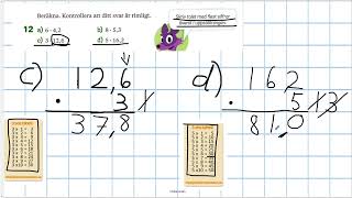 Matte Direkt 5A kapitel 3 del 2 Multiplikation med uppställning [upl. by Trstram]