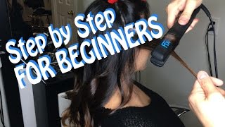 HOW TO Curl Hair with a STRAIGHTENER For BEGINNERS  HAIRSTYLIST Breakdown 1Chair1Mirror [upl. by Eizzo]