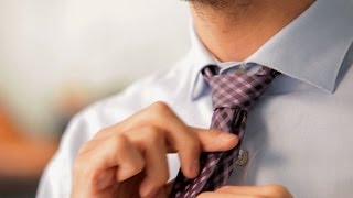 How to Tie a Pratt Knot  Mens Fashion [upl. by Boleyn]