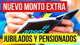 💰 NUEVO MONTO EXTRA PARA JUBILADOS Y PENSIONADOS DE ANSES  NUEVOS DETALLES DEL BENEFICIO [upl. by Nelsen]