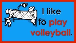 I Like To Play  Sports Vocabulary Easy English Conversation Practice  Mark Kulek  ESL [upl. by Nossaj]