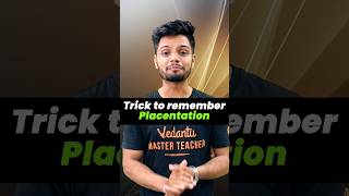 Easy Tricks to Remember Examples of Placentation  Morphology of flowering plants NEET 2024 short [upl. by Ainala]