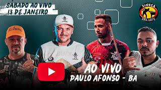 TORNEIO SINUCA AO VIVO EM PAULO AFONSO SABADO [upl. by Octavian]