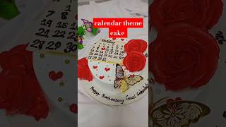 calendar theme cake dessert sweetcake sweetfood dessertfood love cakebread confectionery [upl. by Ahsirak]