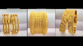 22 carat gold bangles 🔥designs with weight and pricedesign trending 2024 [upl. by Rintoul]