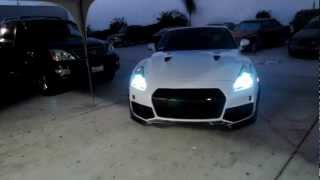 Nissan GTR R35 Wrapped in Avery Pearl White By Impressive Wrap [upl. by Marleah516]