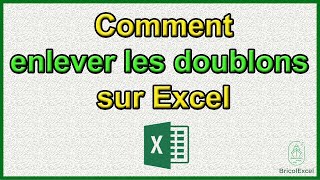 Comment enlever les doublons sur Excel [upl. by Irneh596]