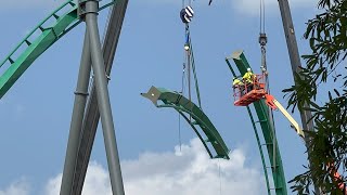 Kings Dominion Vlog 58  Topping Off the Rapterra Dive Loop [upl. by Oterol]