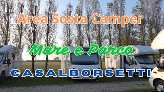 Area Sosta a Casalborsetti RA  Parco del Delta del Po [upl. by Liddle]