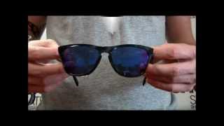 Oakley Acid Black Frogskins Sunglasses Review  24313 [upl. by Wamsley]