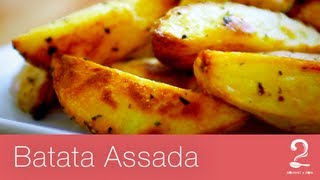 Receita de Batatas Assadas com Alecrim Melhor que Outback  Gourmet a dois [upl. by Crawford]