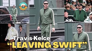 Travis Kelce is CAUGHT Leaving Taylor Swift’s Tribeca Apartment after SPENDING the night TOGETHER [upl. by Thor]