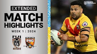 Pacific Championships 2024  Fiji Bati v PNG Kumuls  Extended Highlights [upl. by Caro649]