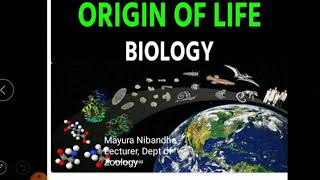 Origin of Life  theory of origin of life  Biogenesis  Abiogenesis [upl. by Leith]