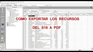 COMO EXPORTAR LOS RECURSOS DEL S10 A PDF [upl. by Rentsch]