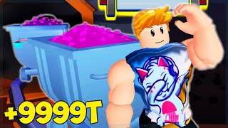 Lifting The BIGGEST CRYSTAL IN THE WORLD  Roblox Strongman Simulator [upl. by Clim]