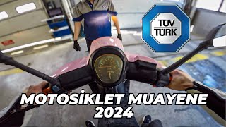 MOTOSİKLET MUAYENESİ NASIL YAPILIR 2024  MOTOVLOG [upl. by Dirgis]