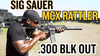 Sig Sauer MCX RATTLER  FIRST MAG REVIEW [upl. by Kuehnel890]