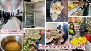 Ramadan preparations vlog  Fridge sale krdya [upl. by Koss]