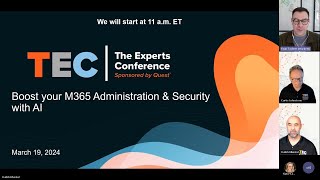 TEC  Boost your M365 Administration amp Security with AI [upl. by Enenaej]