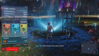 Marvels SpiderMan The Heist  Screwball Gadget Challenge Central Park Ultimate Level 53325 [upl. by Katt659]