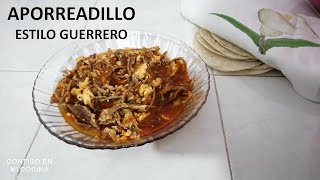 APORREADILLO ESTILO GUERRERO SUPER RICO  Receta económica y fácil [upl. by Egidius]