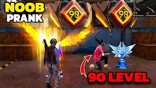 Free Fire Noob Prank 😎 लेकिन सामने 100 level Player आ गया 😱 साथमे Golden Hip Hop 😊 Garena free fire [upl. by Gerome]